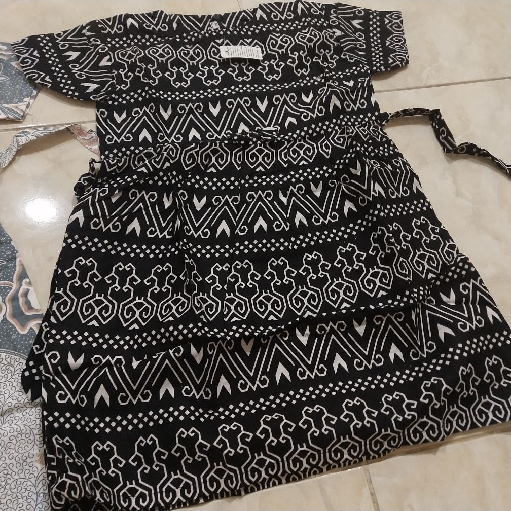Nivana Batik Dress Anak Cewek Perempuan 1 - 7 Tahun