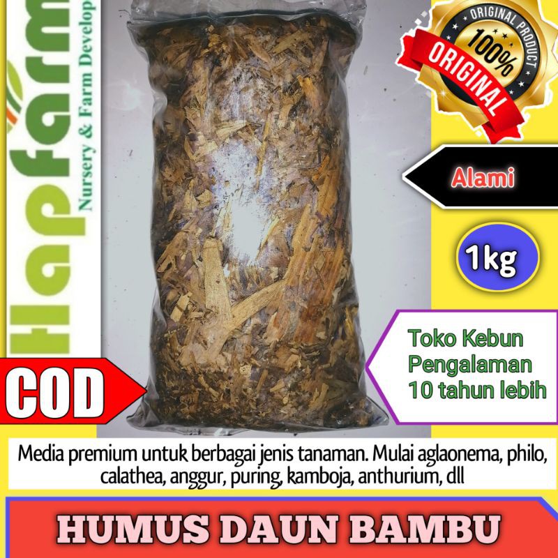 MEDIA TANAM HUMUS BAMBU SIAP PAKAI PREMIUM UNTUK MEDIA TANAM