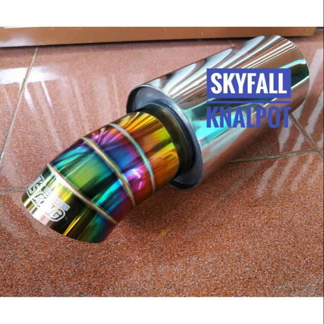 Knalpot Racing Mobil JS RACING PELANGI Silencer Only