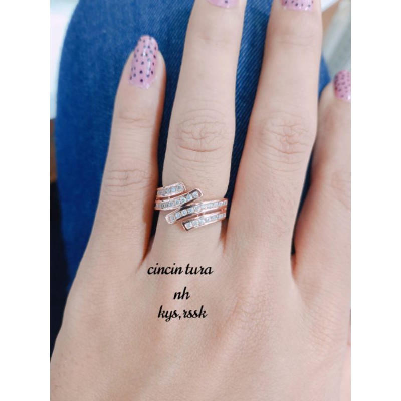 Bisa cod:Cincin Replika berlian,persis seperti asli,awet,tahan lama