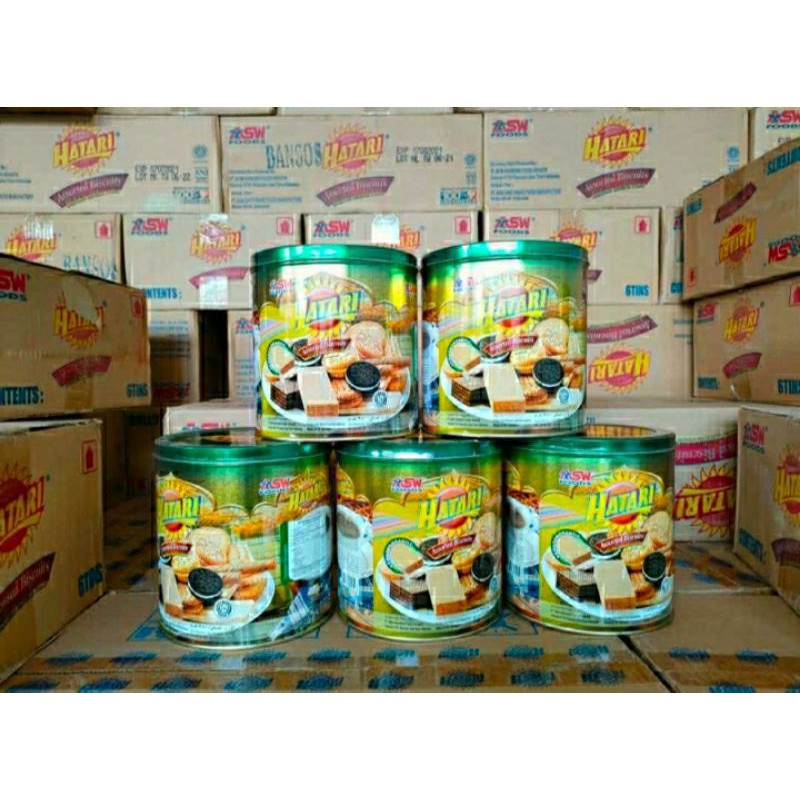 Hatari Assorted biscuit kaleng 350gr