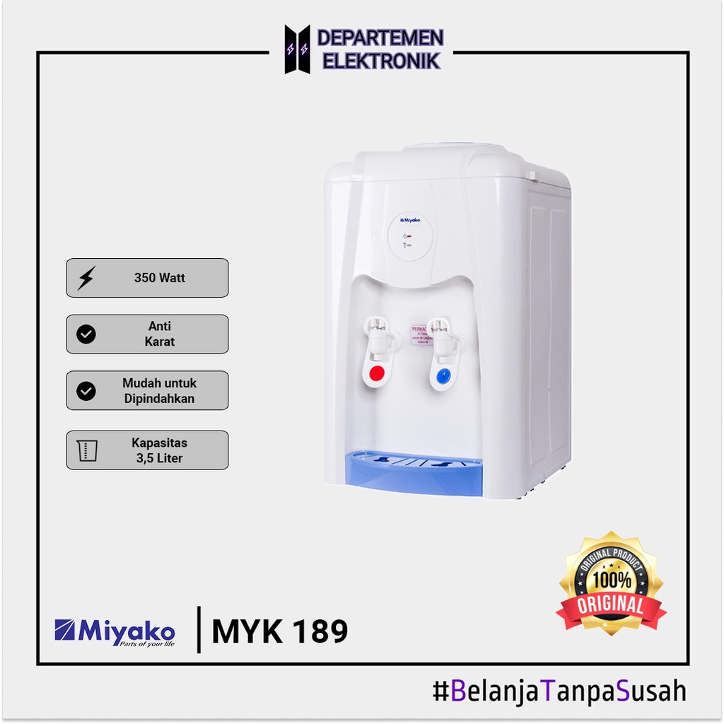 Miyako WD 190 PH Dispenser Hot and Normal MURAH BANGET / GARANSI RESMI