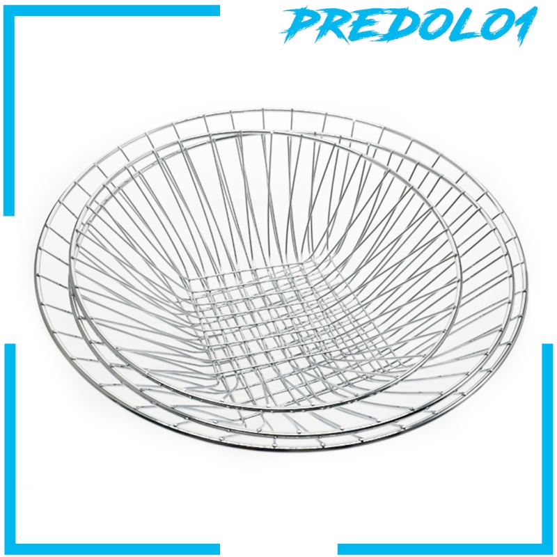 [PREDOLO1] 3-Tier Wire Hanging Fruit Food Basket Home Decor Kitchen Storage Display