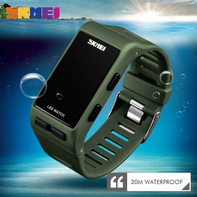 Jam SKMEI 1364 led original free paper box