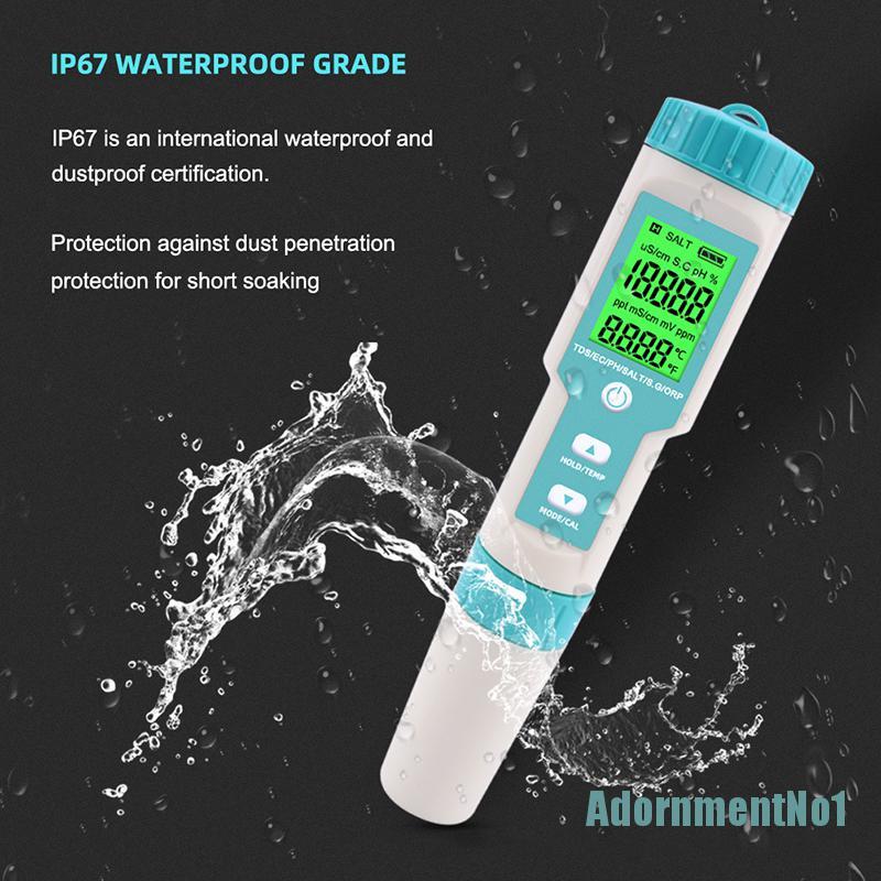 (Adornmentno1) 7 In 1 Ph Meter Tds Ec Orp Salinity S. G G G-Woord / Set Buku Literatur Dalam Bahasa Mandarin Untuk Anak