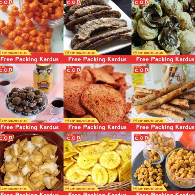 

snack kiloan SERBA 125 gram makanan ringan MANIS GURIH ASIN PEDAS .