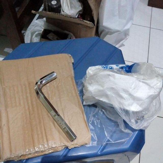 Kunci L Pendek 10 Mm ~ 14 Mm Chrome Vanadium Steel / Short Hex Key Tekiro