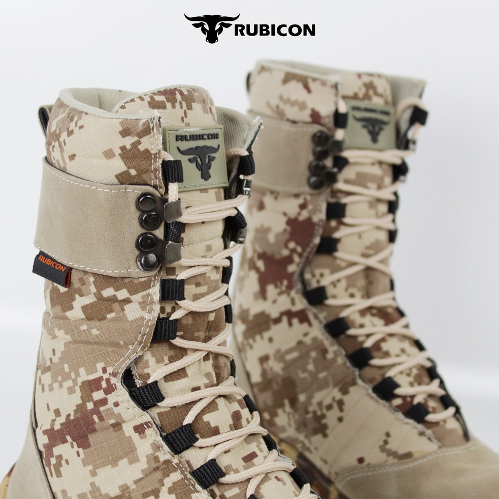 BIG PROMO | RUBICON PDL NINJA ARMY SEPATU PDL TACTICAL TRACKING UJUNG BESI HIKING RIDING TOURING PRIA