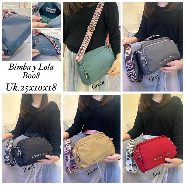 Bimba Y Lola Strap Sling Bag Import