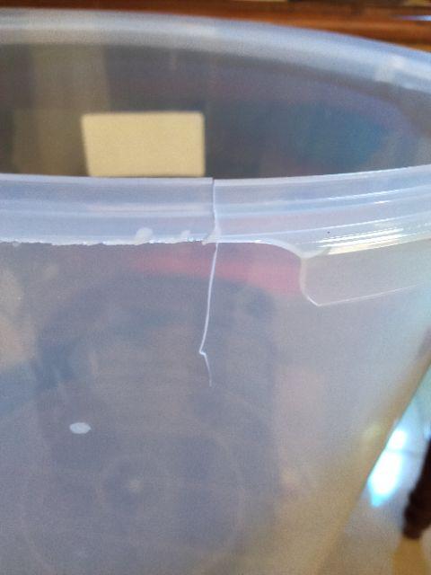 3 Pcs Toples Pelastik Uk 16 Liter (tempat Kerupuk) Merek Clio