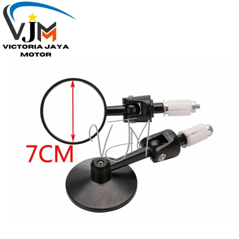 Spion Jalu Bulat Kecil Kaca Cembung Flexible Nmax Beat Vario Aerox Scoopy Fino Mio/ Universal Motor