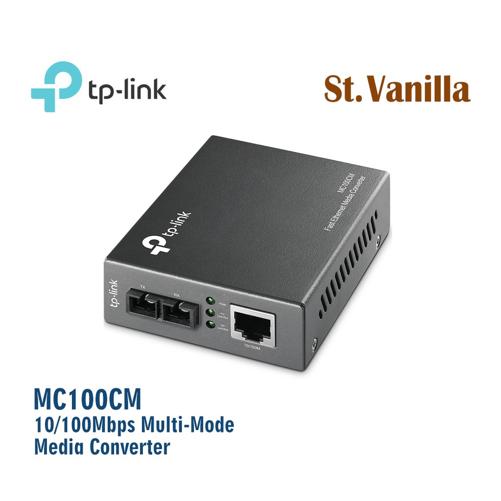 Tp-Link MC100CM Fast Ethernet Multi-Mode Media Converter