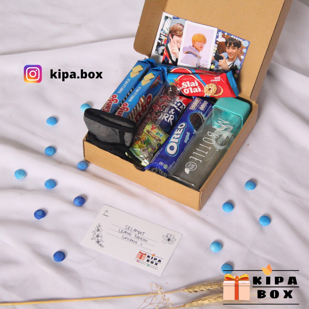 

HAMPERS, GIFTBOX, KADO, HADIAH VARIAN SNACK BY COLOR + PREMIUM STUFF - KIPA BOX