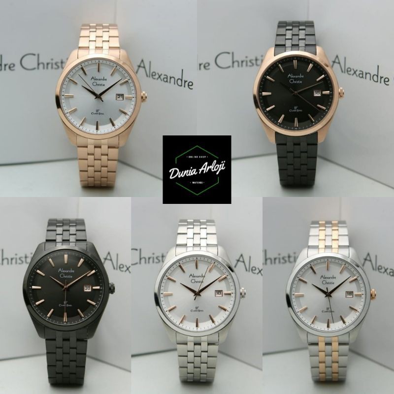 JAM TANGAN PRIA ALEXANDRE CHRISTIE ORIGINAL AC.8635MD, GARANSI RESMI ALEXANDRE CHRISTIE 1TAHUN