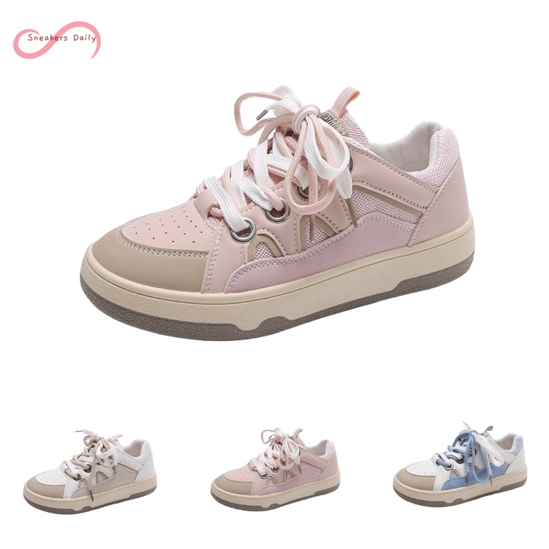 COD Sneakersdaily 9901 Sepatu Sneakers Wanita Sepatu Casual Wanita Kanvas