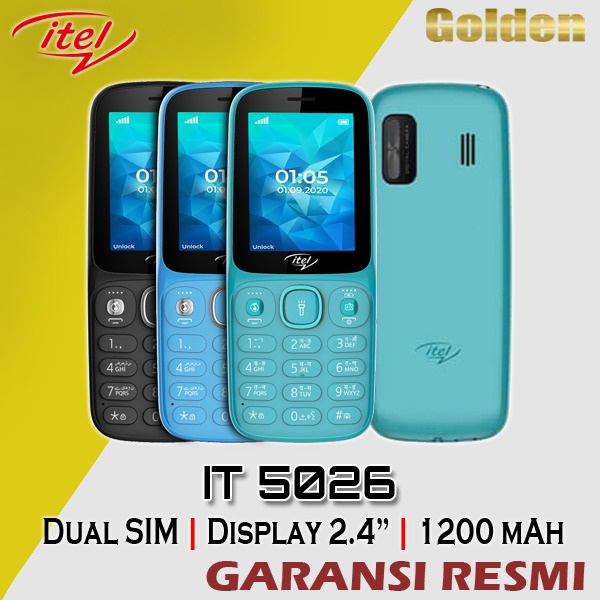 ITEL 5026 IT5026 HP Murah Feature phone Garansi Resmi