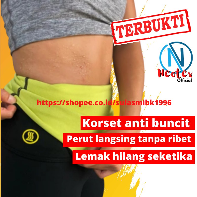 Korset Pengecil Perut Alat Pembakar Lemak Corset Pelangsing Penghancur Lemak Tubuh