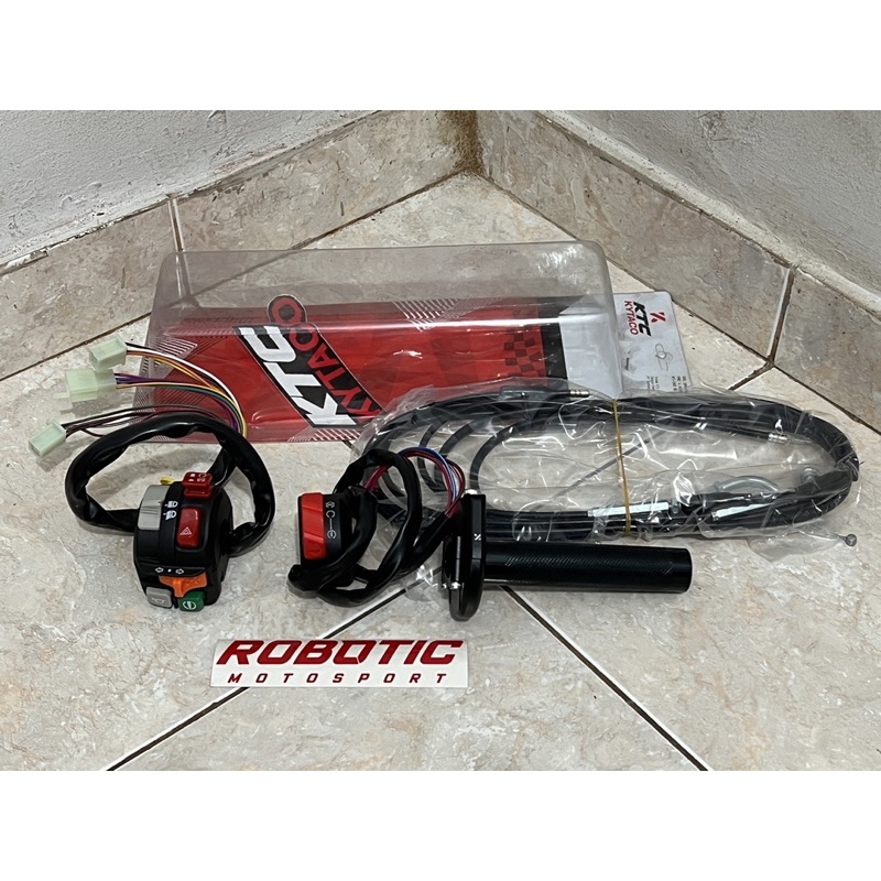 Saklar kiri kanan + Gas Spontan KTC