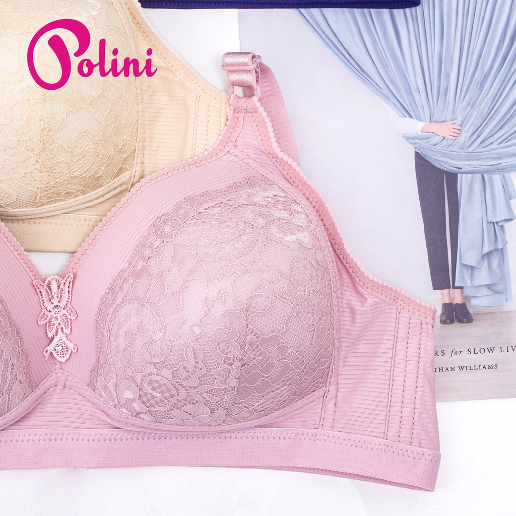 BEE - Bra Bh Wanita Jumbo Bh Push Up Tanpa Kawat Ukuran Besar D10