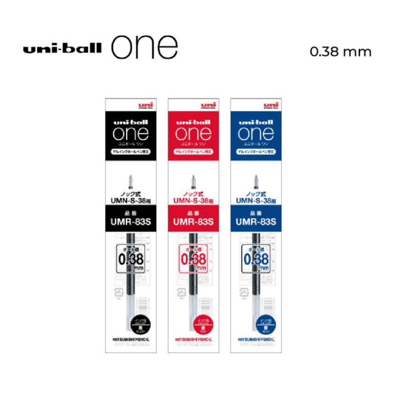 Uni UniBall One Refill Gel Ink 0.38mm Mitsubishi Uni-Ball UMR-38S