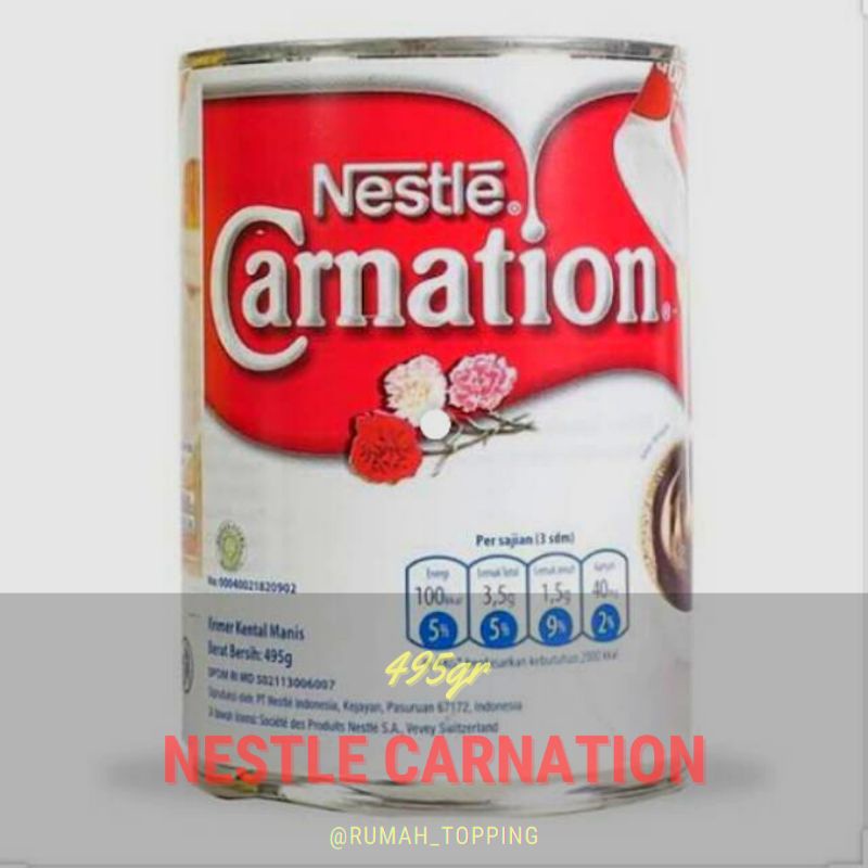 

Promo Terlaris Susu Kental Manis / Creamer Carnation 495gr