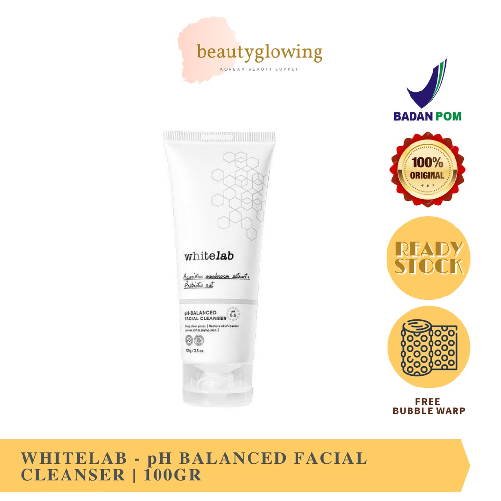 [BPOM] WHITELAB pH-Balanced Facial Cleanser 100gr