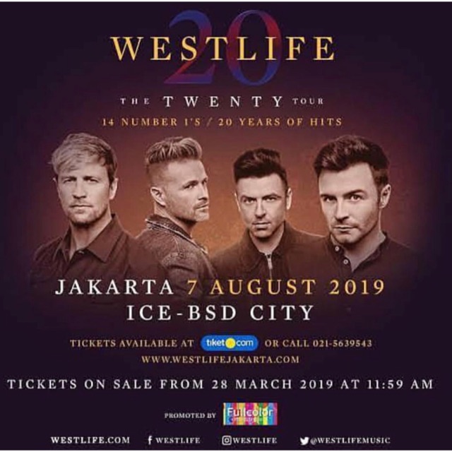 Tiket konser Westlife