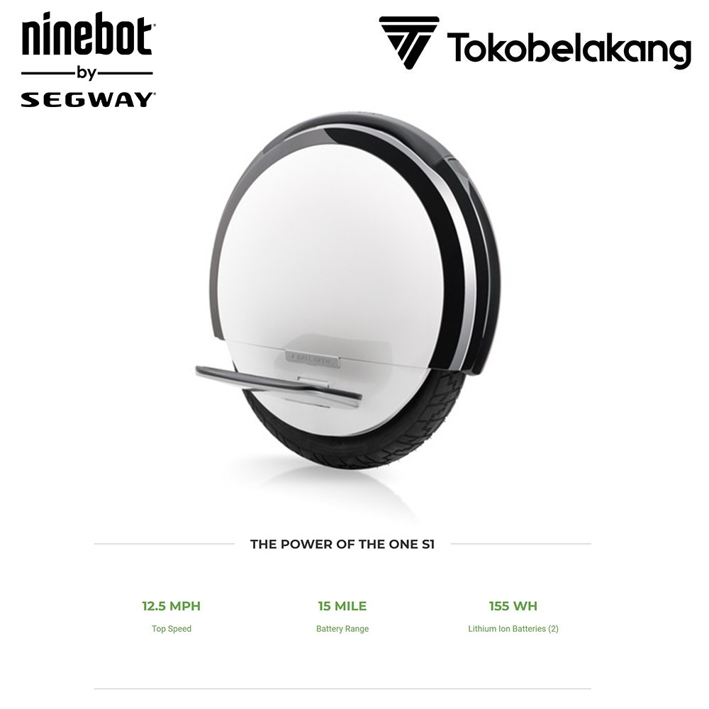 Ninebot One A1 Self Balanced One Wheel Ride On - Putih