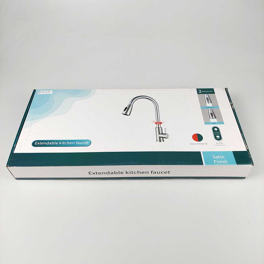 Keran Air Bathroom With Pull Out Rinser Sprayer Faucet Desain Elegan Perlengkapan Dapur Kran Cuci Piring Stainless Steel