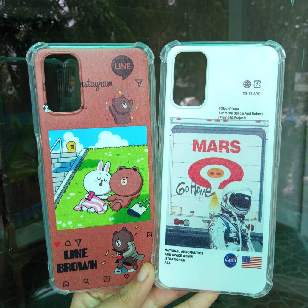 Case Softcase OPPO A12 A5S A52 A72 A8 A5 A9 2020 Anti Crack Karakter Soft Case Casing Untuk Cewek Co