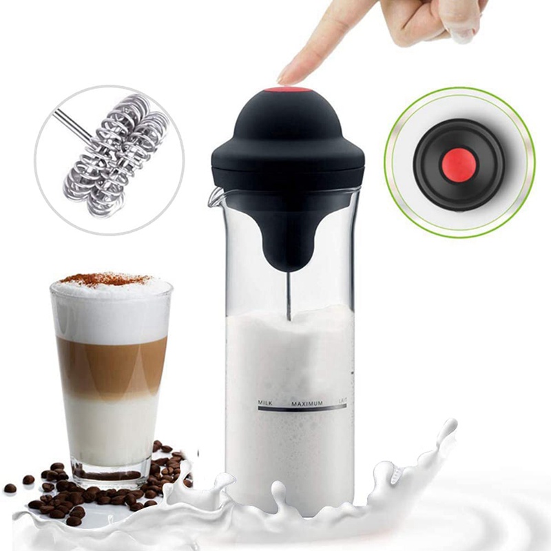 Electric Milk Easy Frother,Whisk Drink Mixer for proof Coffee Mini Foamer Coffee Foam Maker Milk Shake Mixer