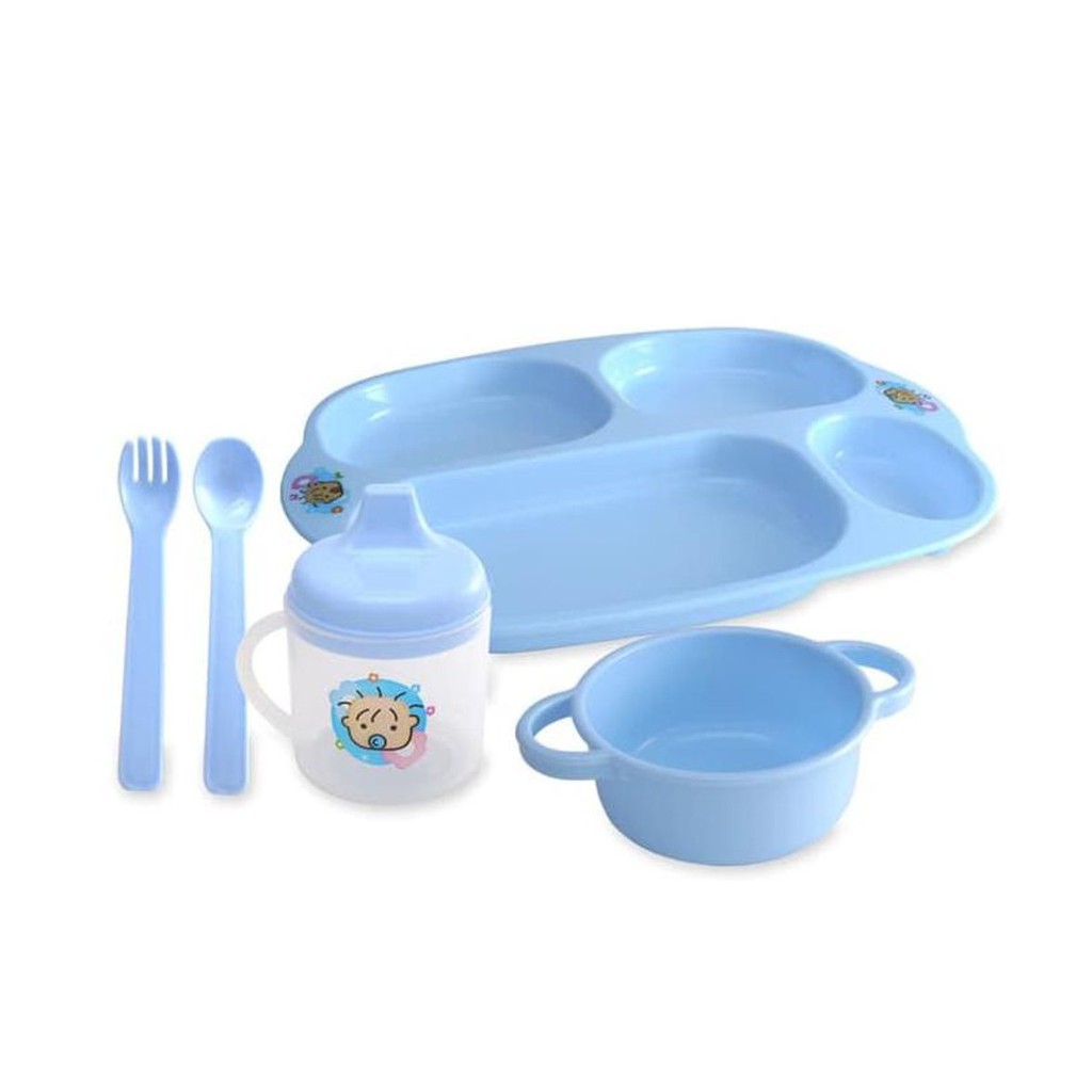 LUSTY BUNNY - SET PERALATAN MAKAN BAYI LB-1371 / BPA FREE