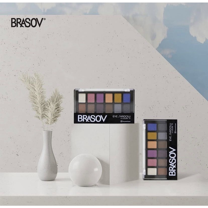 BRASOV EYE SHADOW PALETTE 12 COLORS