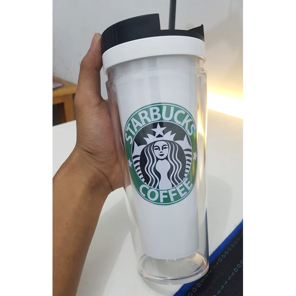 TUMBLER MINUM CUSTOM FOTO/BOTOL MINUM CUSTOM MODEL STRTBUCK