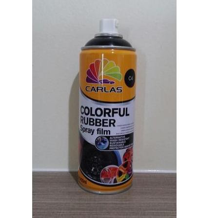 NEW Carlas Rubber Paint Black C4 / Carlas Hitam ,,...,,.