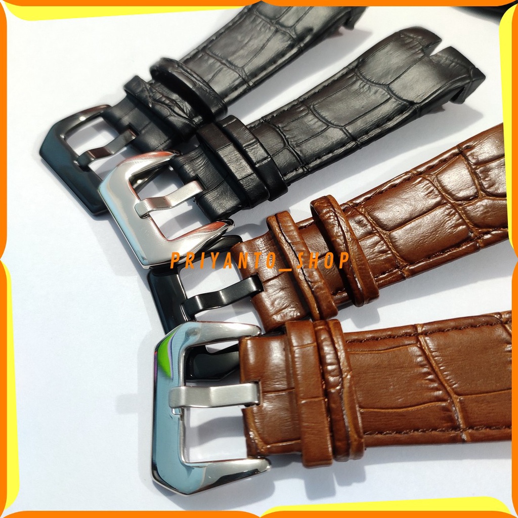 STRAP TALI JAM TANGAN ROGERDUBUIS 26MM LEATHER KULIT PREMIUM BUCKLE POLISHED TERBAIK