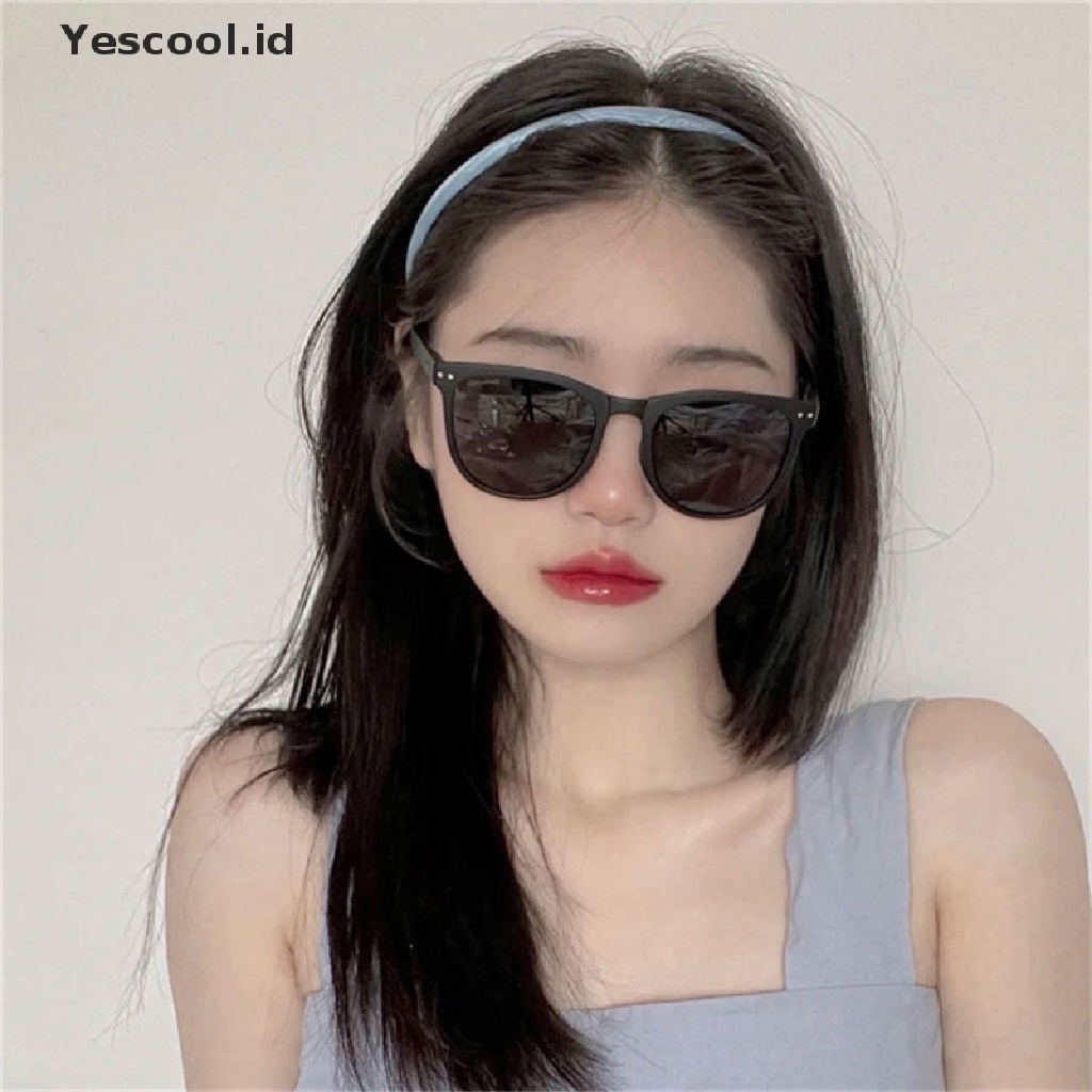 Kacamata Hitam Pelindung UV Model Lipat Gaya Retro Untuk Unisex