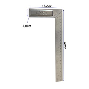 

EELIC PSB-ST25CM Penggaris siku besi