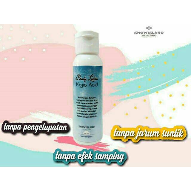 HB Kojic Acid by snowisland skincare..Pemutih kulit yang aman dan ber BPOM