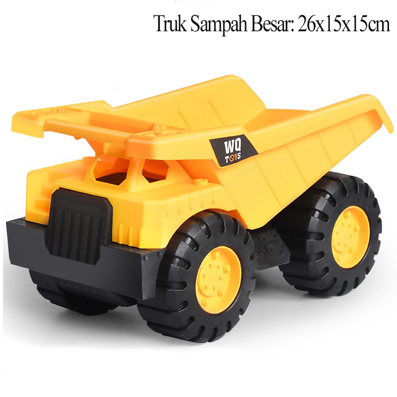 Truk Mainan Bulldozer Sandpit Truk Konstruksi Excavator Anak-anak Hadiah Mainan Anak Laki-Laki-Truk Sampah Besar