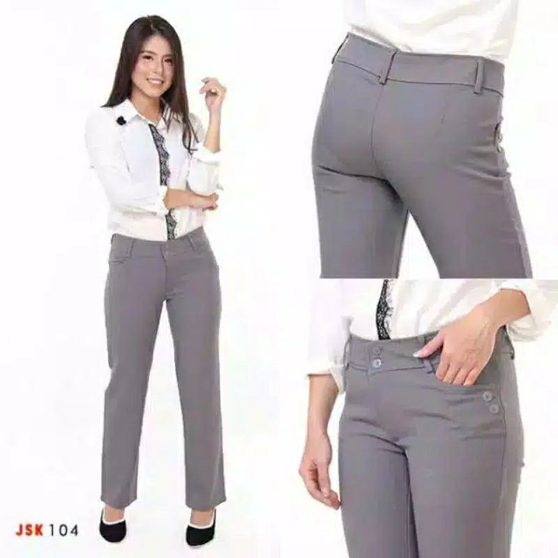 Celana Kantor Bahan Wanita / Celana Kantor Wanita/Celana Bahan /Celana Wanita /Celana Panjang Wanita