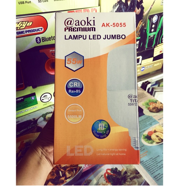 Jual Lampu W Titan Led Jumbo Aoki Premium Indonesia Shopee Indonesia