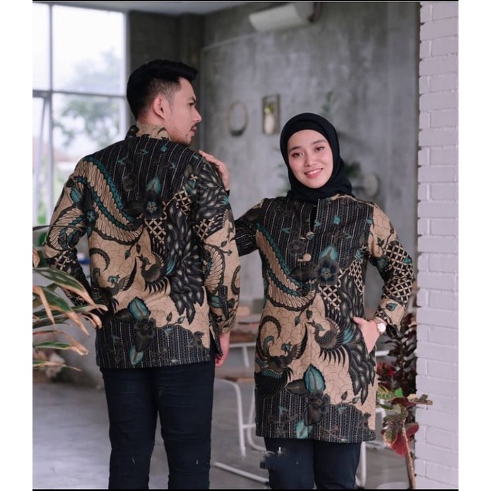 Batik Pasangan Couple sarimbit Batik Pria dan Wanita Batik Seragam G24