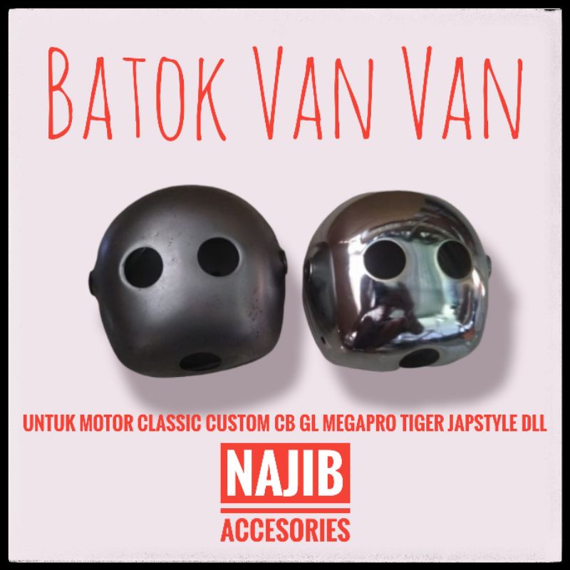 Batok Lampu VanVan FanFan Mentahan Dan Chrome pnp daymaker 5,75 inch Autopal Depo Jute