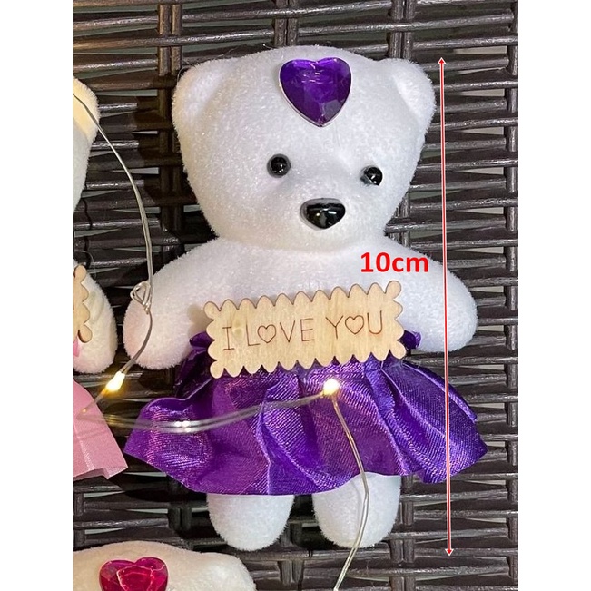 Khatinstore Boneka Beruang Bunga Bouquet / Wisuda / Lulus / Kelulusan / Bear / BS / Import / Love / Rok Mini / I Love You / Kualitas Baik / Bagus / Terbaik