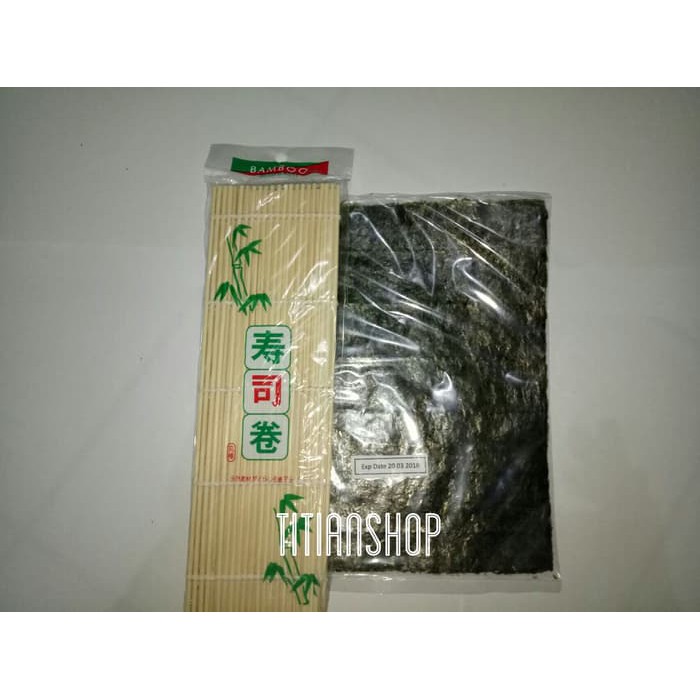 

sushinori takaokaya 10sheet lembaran rumput laut dan sushimat