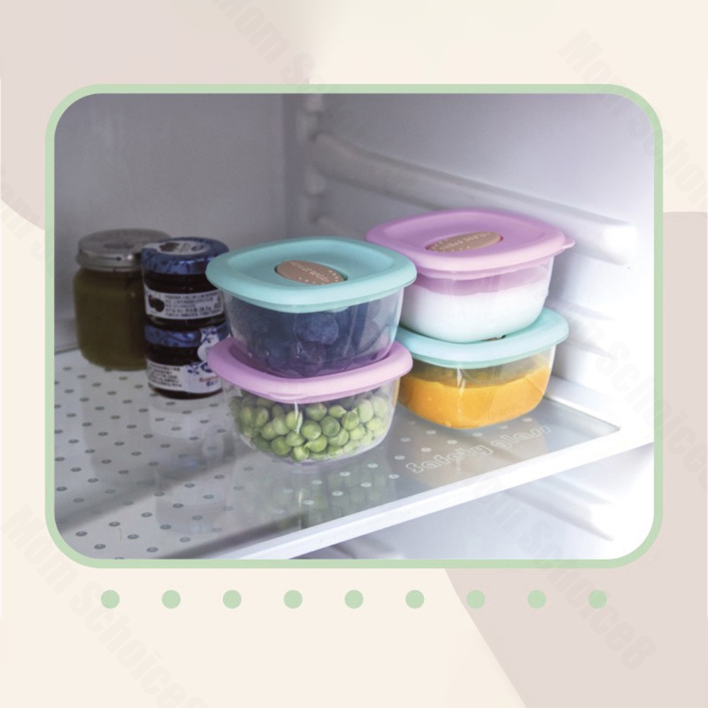 Halo Baby Store  4pcs penyimpanan mpasi bayi/Wadah Mpasi Bayi /lock n lock baby food container