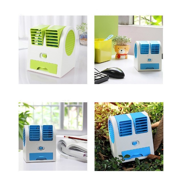 AC DUDUK MINI PORTABLE DOUBLE BLOWER