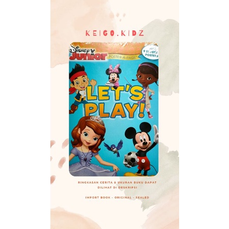 Buku Import Anak Poster Disney (buku tebal)