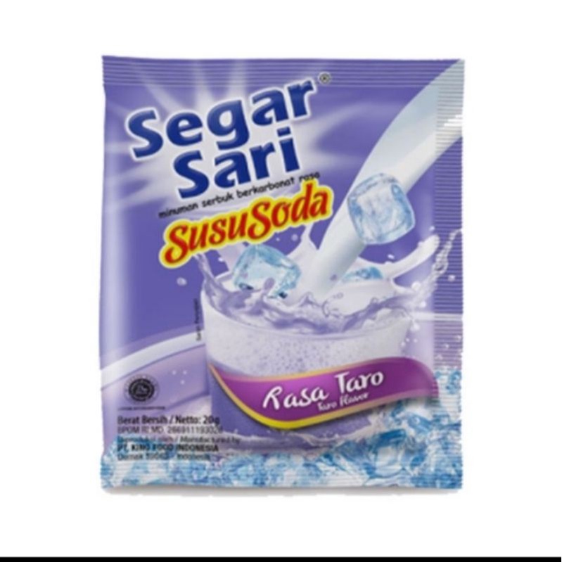 

segar sari soda rasa taro